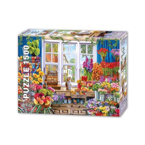 Miłośnik kwiatów, Steve Crisp (1500el.) - Sklep Art Puzzle